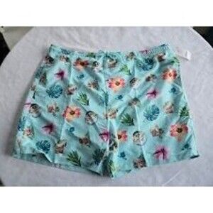 Star Wars Mandalorian Elastic Waist Baby Yoda Grogu Swim Shorts Trunks Mens XXL